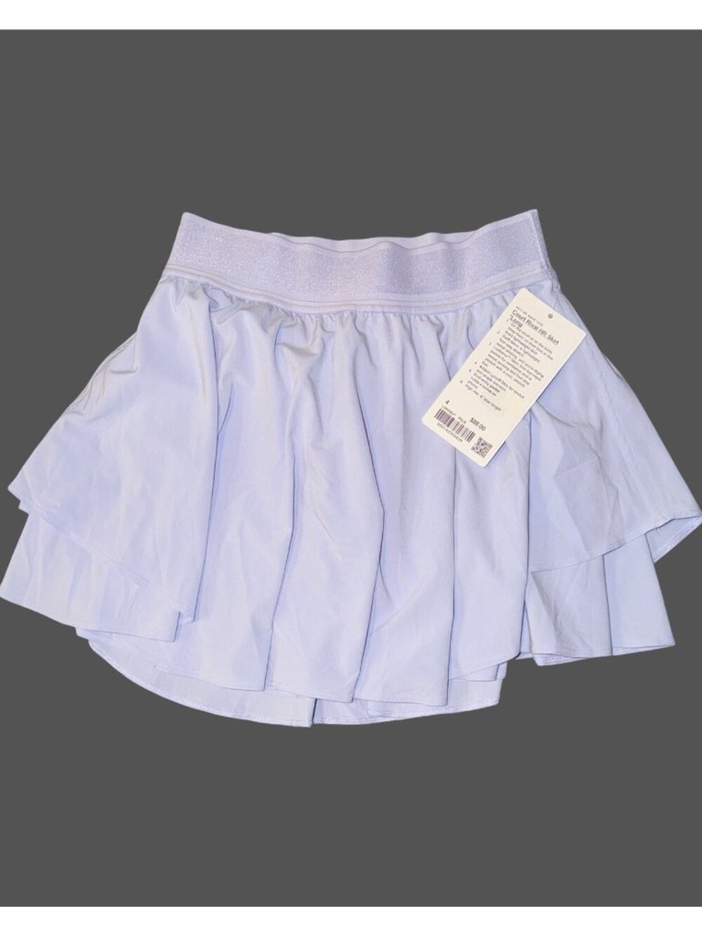 Lululemon Court Rival HR Skirt Long size 4, NWT Running Yoga Athleisure Workout - Picture 1 of 6